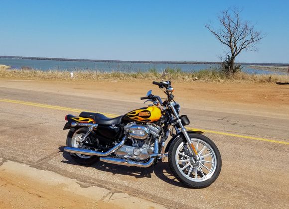 First lap around the lake