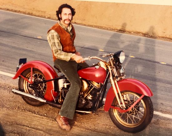 Basket case probably around ‘75. Still have the bike although it and myself look a lot different. 