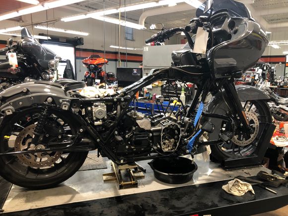 Yeah, my 117 was noisy, too.  Here’s a pic of the noise at 3,100 miles.

No, it’s not always ‘normal’.

It’s quieter after the rebuild but still noisier than I think it should be, but I decided to just ride the damn thing.