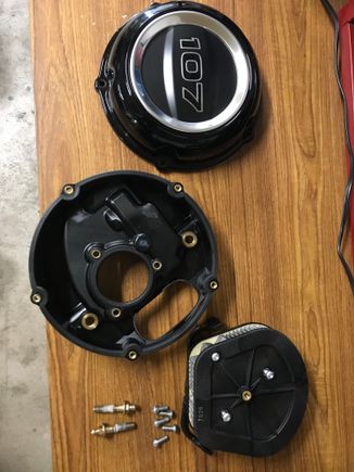 Removed from an FXFB at 800 miles. Filter is clean and comes with all hardware. $75 shipped. 