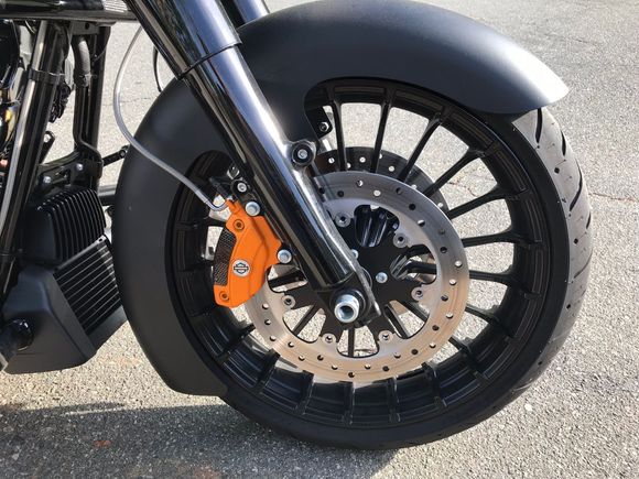 I like the orange calipers and new front fender a lot too.