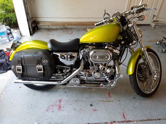 Updated bike - Right side.