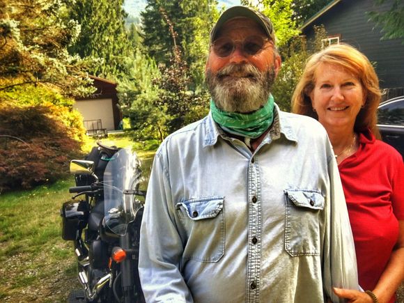 My wife, Missy, came with me on her bike the first two days.