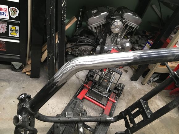 Smoothing out the top tube a bit more