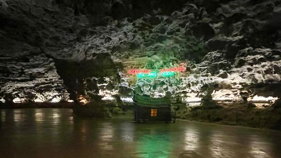 They claim the James boys hid in these there caverns!