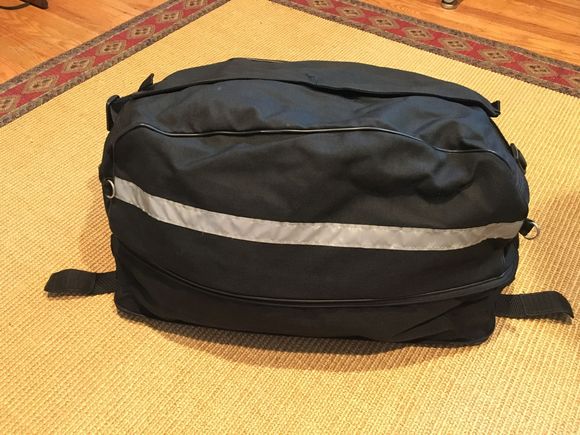 Bag for top box - front view