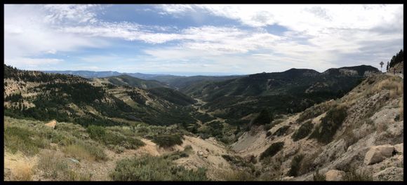 .... at the top of Douglas Pass looking south ....