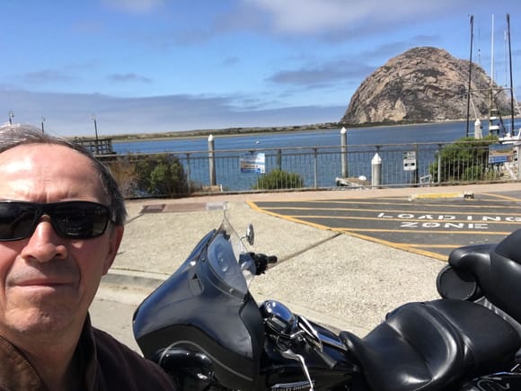 Morro rock, Morro Bay, CA.  32 miles from my front door.  This is why I put up with morons in Sacramento.