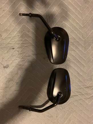 Aftermarket Black short stem mirrors, has some chips and nicks. 

$25 shipped