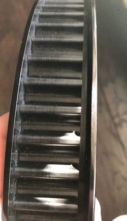 Is the gap on the right side a defect?
