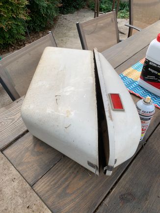 One of the saddlebags