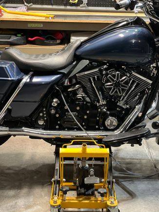 This is what it looks like on the bike 