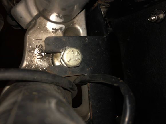 Also my bracket is slid all the way back too so it could be pushed out even farther