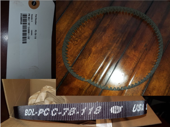 81 Sturgis BDL Replacement Belt 78 Tooth