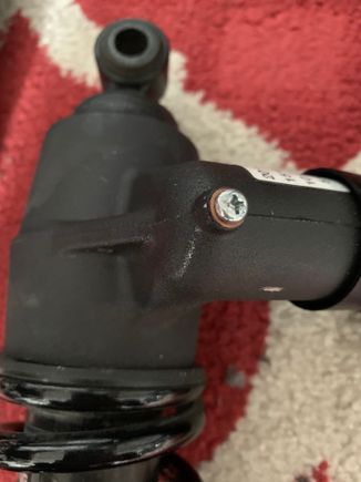 Where oil was leaking from