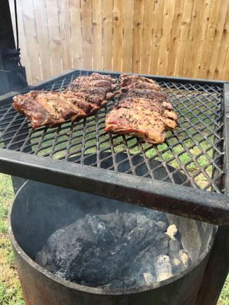 Little heat and some beef “sop” before a little bit of Texas Crutch