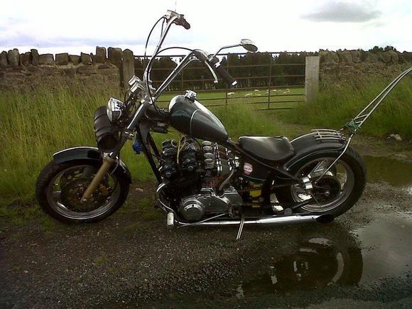 My CB750 low life build.