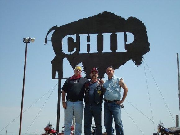 Buffalo Chip Sign at one of the Entrances
