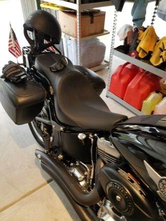 Saddlebags with the locking system