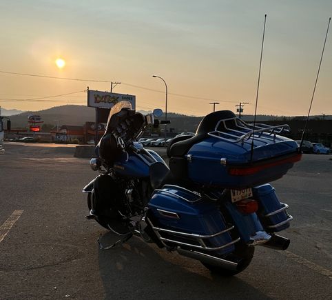 Sunrise… And the Canadian Rocky Mountains…