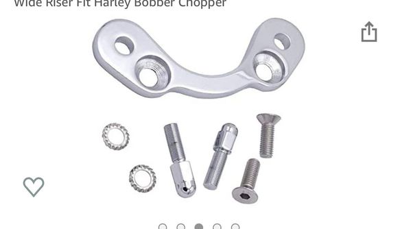 How to put 3.5” spread Risers on a Springer (4.75”)
This is the bottom view, the countersunk holes are for your risers. 
