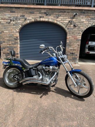 My latest ride, a 2010 FXST.