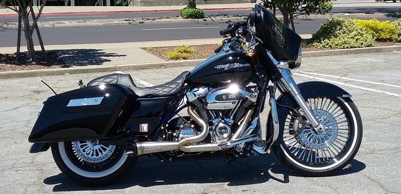 black and chrome - my old SG