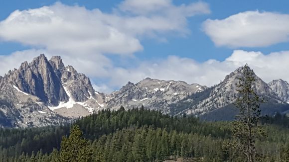 Sawtooths near Stanley, ID.