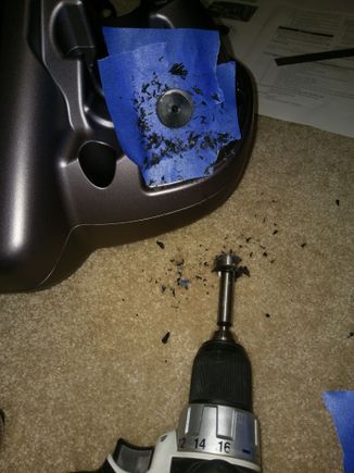 Drilling holes into my perfectly good brand new lower speaker fairings, ughhhh.