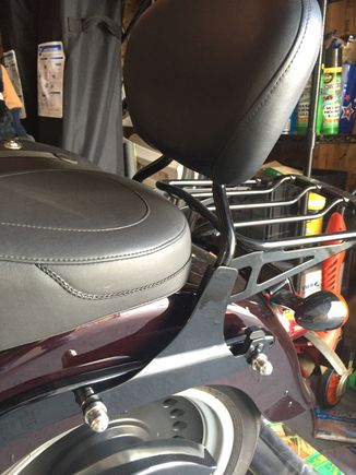 Just showing the sissy and rack.