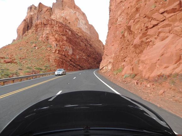 Going through a gorge......