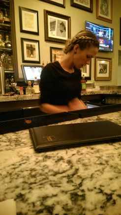 Bartender at the hotel