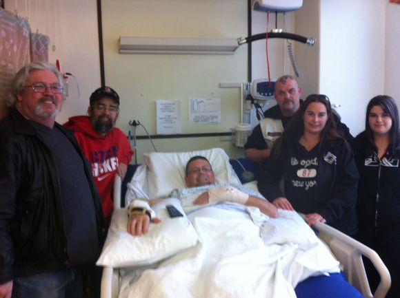 Just a few of the club members and solid friends who surrouded me during the darkest days