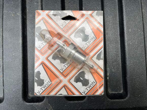 New In-line gas filter.