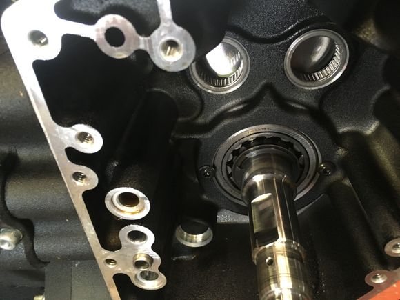 It came with high capacity needle bearings , I'm changing them anyways , new cams - always  = new bearings