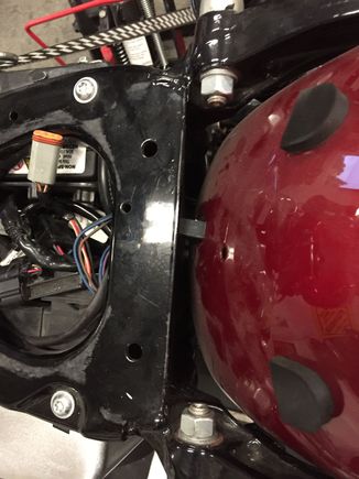 That's the connector that was in tailight, that has the orange/white wire in it which I believe is for the run lights.