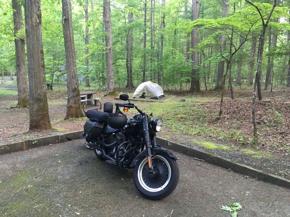 Camping on Blue Ridge Parkway