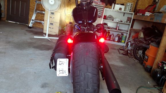 Brighter than stock, this is run function in straight daylight