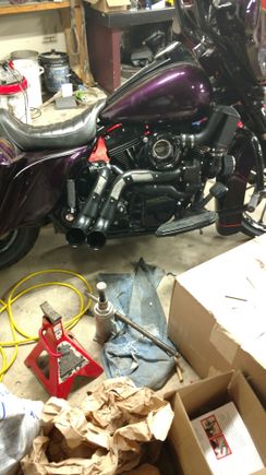 Finally showed up so I could put it on