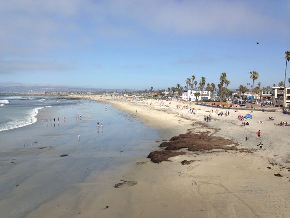 Ocean Beach--hung out here for 3-4 hrs had lunch on Pier /walked downtown area--weather was beautiful 80s with a breeze