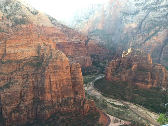 View from Scout Overlook on Angels Landing
