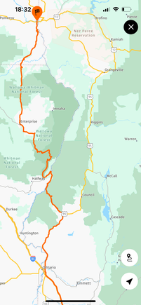 Here’s a great section of road that isn’t far off from where you’re at.  This would give you a taste of Hell’s Canyon.  Oregon 3 and Washington 129 is great.  That would drop you off at Lewiston.  You could hit the old Spiral Highway 95 at Lewiston before you head to Lolo Pass.