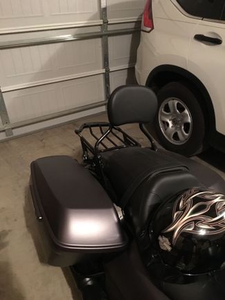 Detachable air wing backrest
