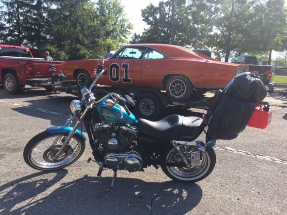 Here is the most famous moving land mark in Hazzard County! Saw this near the "Gap" near 68/70 inner change.