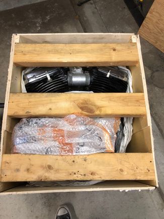 Crated for travel