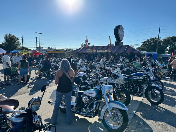 Pretty well attended…