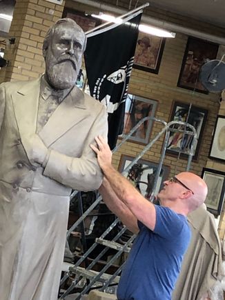 Alan at work...