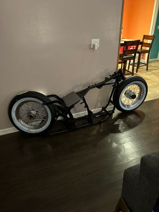 New rims and Dunlop American Elite wide whit walls