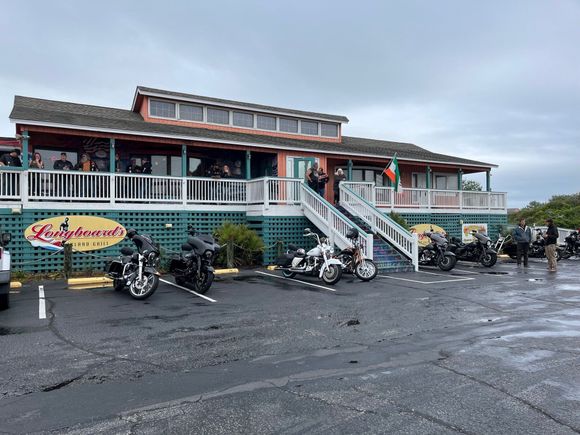 Longboards, great people watching on the porch