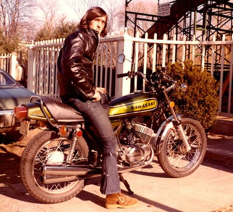 1973 in front of Telephone office where I worked in Concord Massachusetts.
